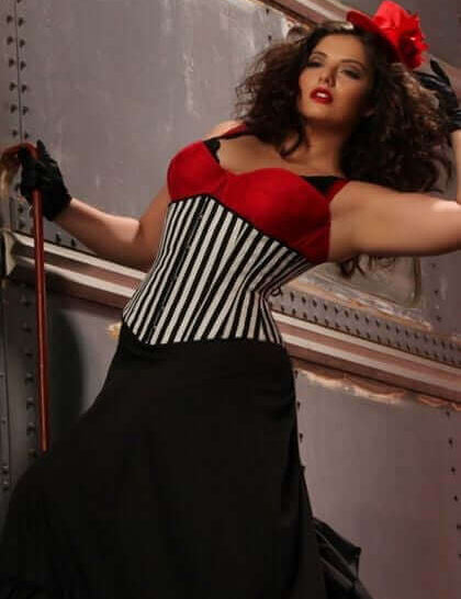 Plus Size La Strisca Steel Boned Underbust Corset
