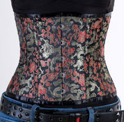 Playgirl Eve Steel Boned Dragon Brocade Waist Cincher