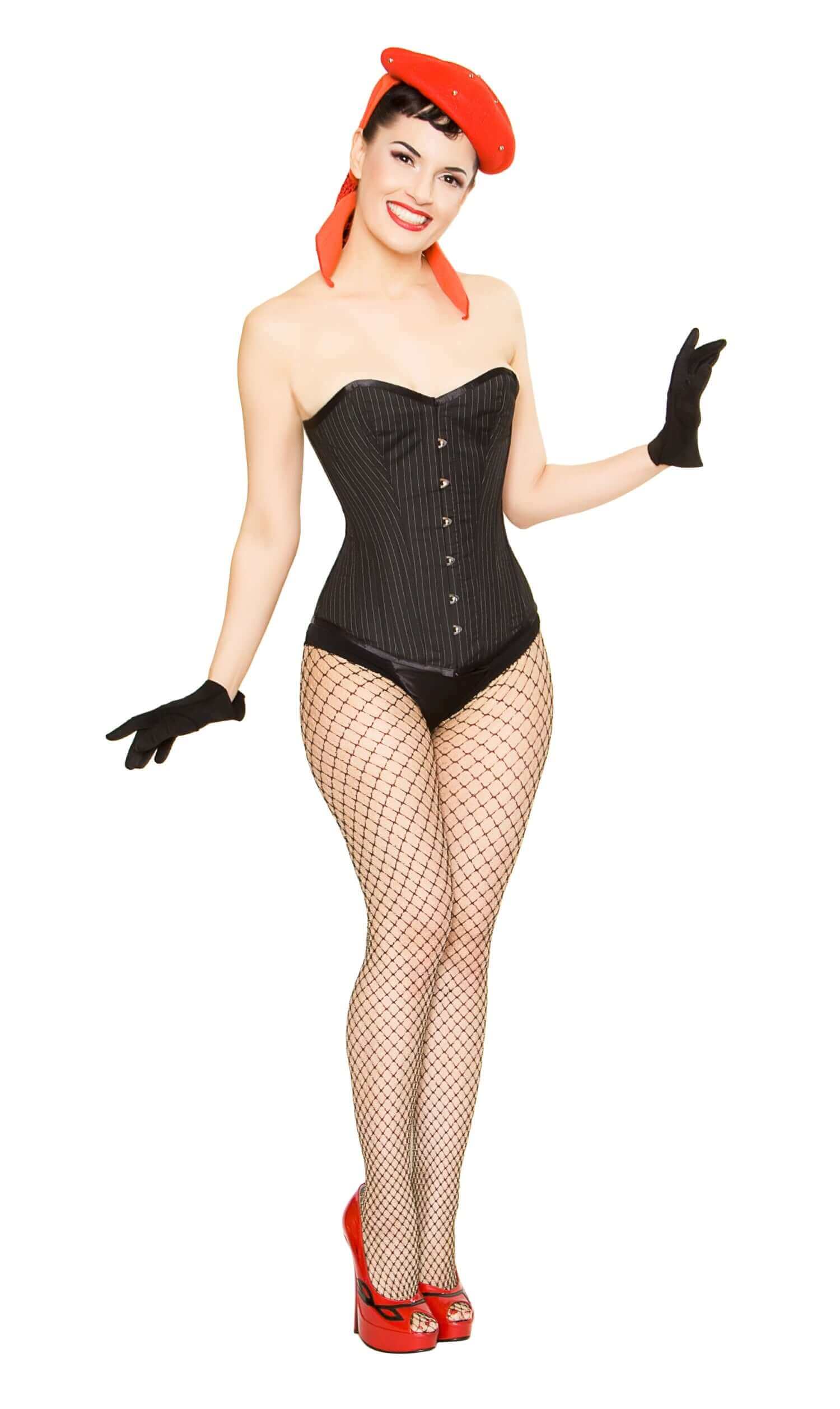 Playgirl Steel Boned Pin Stripe Corset
