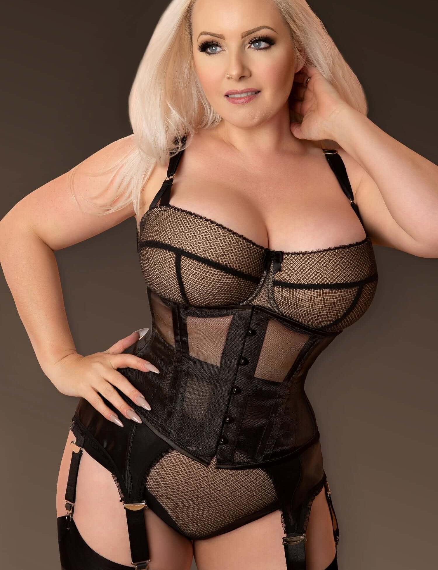 Plus Size Mimi Mesh Waist Training Waspie Corset