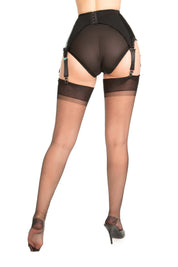 RHT Black Seamless Stockings
